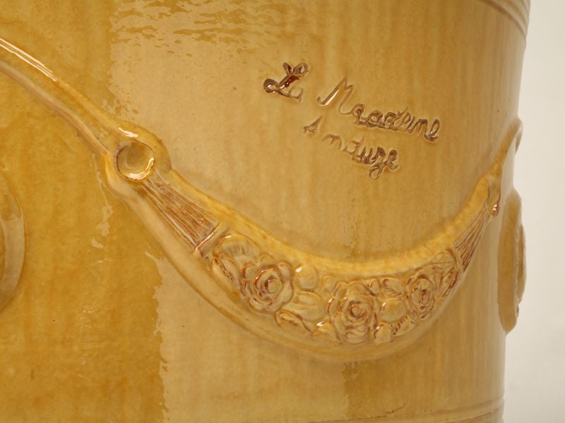 Contemporary Glazed Vase d'Anduze