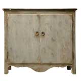 Country French Heavily Distressed Painted Buffet
