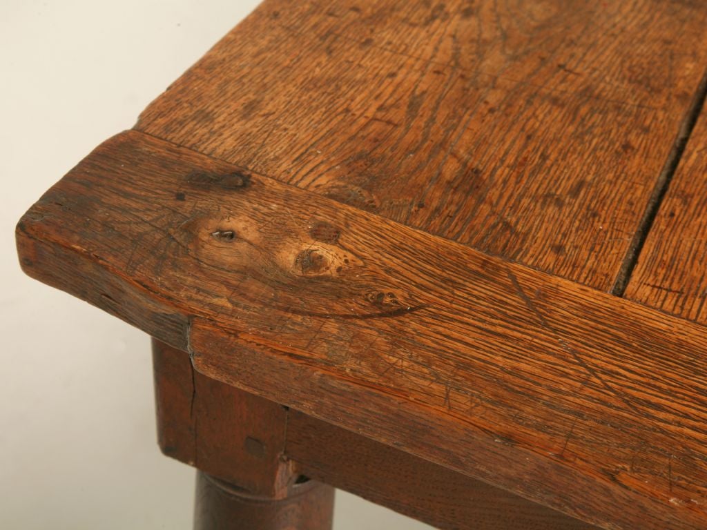 Early Nighteenth Century Antique French Farm House Table 3