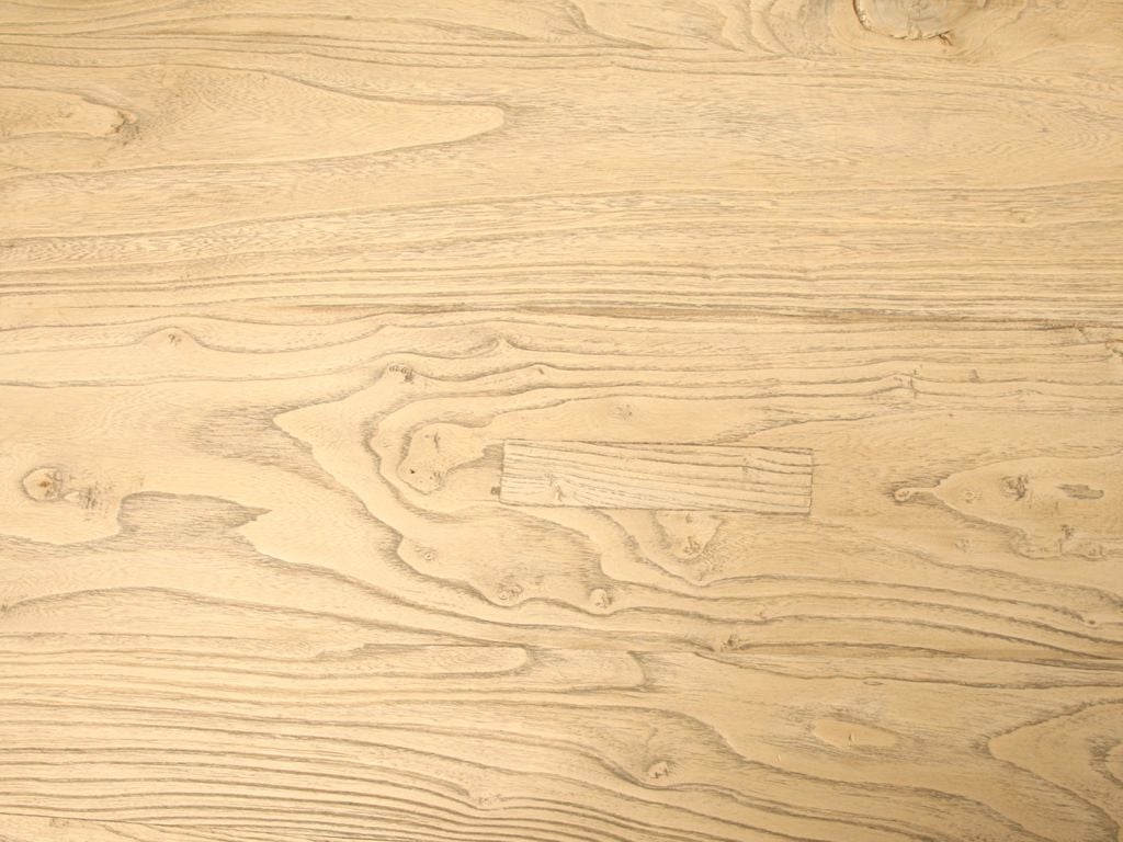 Bleached Elm Wood Dining Table at 1stDibs bleached elm furniture