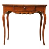 Original 18th C.Petite Antique French Louis XV Walnut Table/Desk