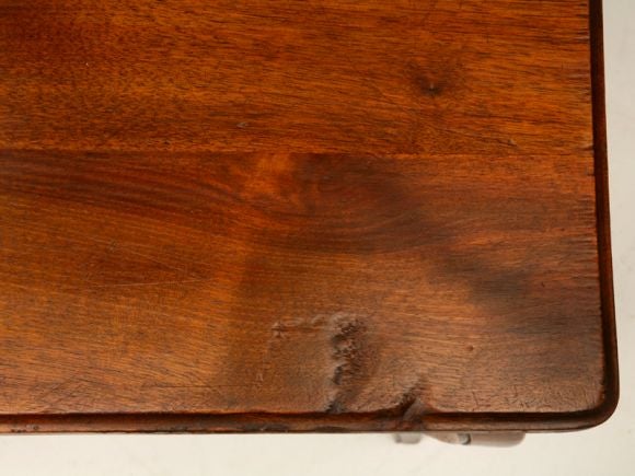Original 18th C.Petite Antique French Louis XV Walnut Table/Desk 1