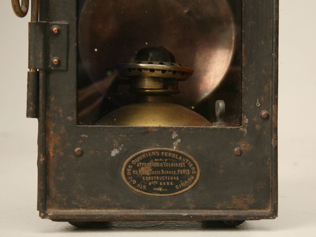 c.1880 French Railroad Lantern 2