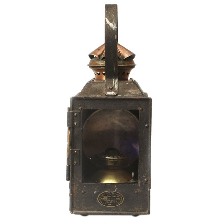 c.1880 French Railroad Lantern
