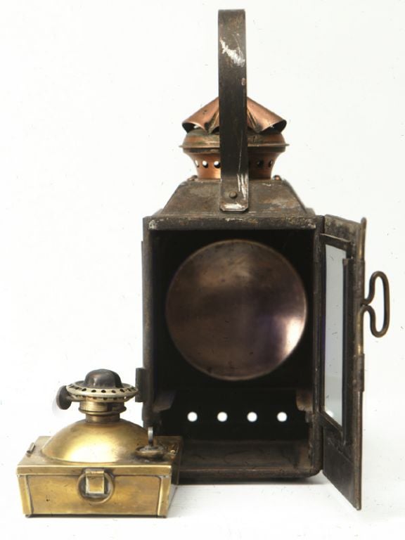 c.1880 French Railroad Lantern 1