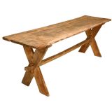 Antique c.1730 Rustic Scottish Tavern Table