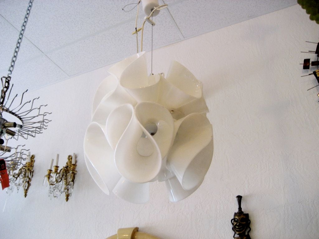 Italian Plexi Ribbon Light Fixture