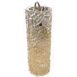 Italian Murano Glass Cylinder Light Fixture