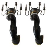 Pair of French Carved Hand Sconces
