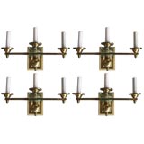Group of 4 French Machine Age Sconces