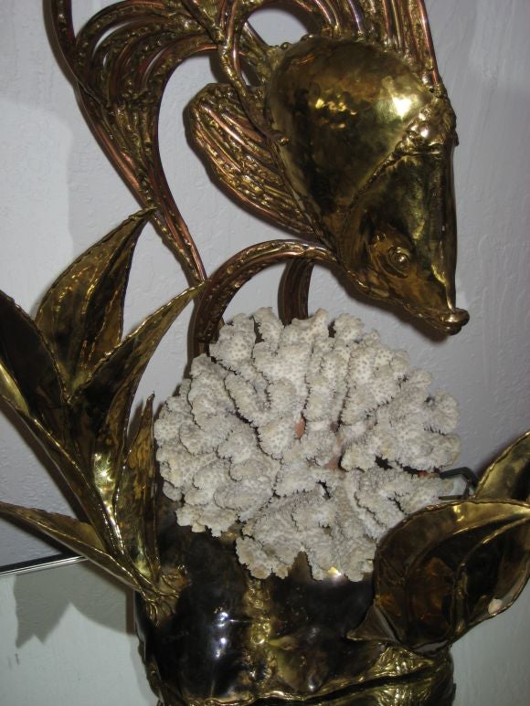 French Fantasy Fish Lamp--Sculpture