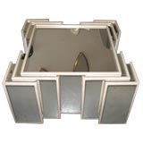 Mirrored coffee table