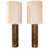 Pair of Discus Tables Lamps