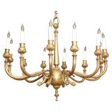 French  Bronze Dore Chandelier