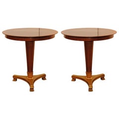 Pair of French Empire Style Tables