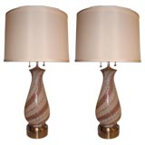 Pair Dino Martins for Fratelli Toso Lamps