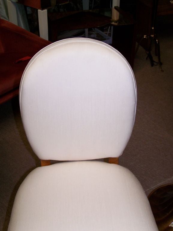 Art Deco Pair of Side Chairs Attributed Andre Arbus