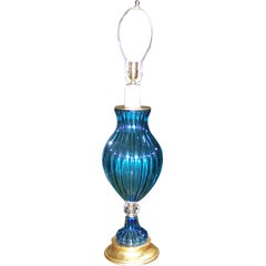 Used Murano Glass Table Lamp