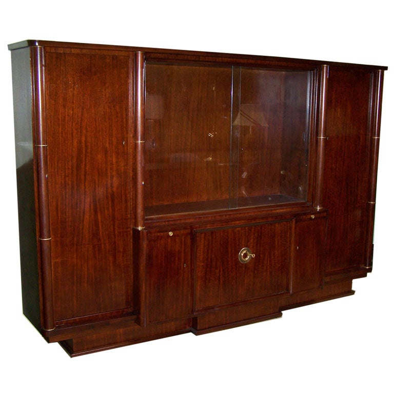 French Mahogany "Bibliotecque" by Dominique