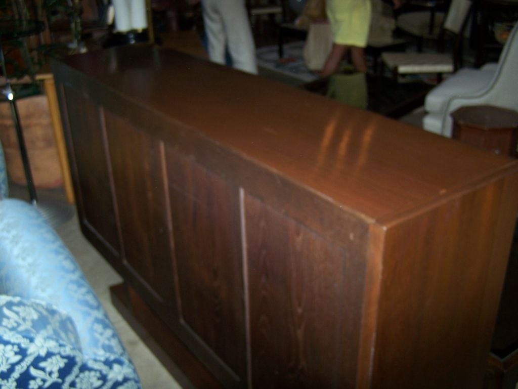 Wood French Credenza by Marcel Gascoin For Sale