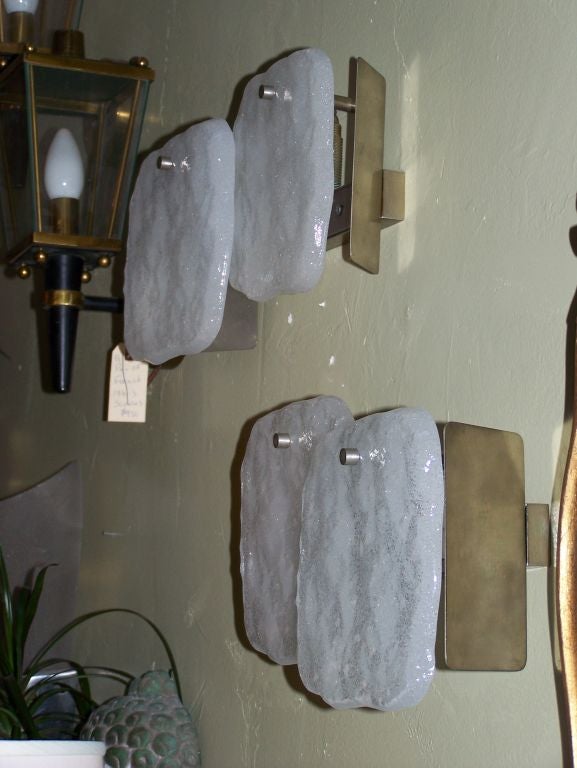 Austrian Pair of J.T. Kalmar Sconces For Sale