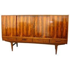 Rosewood Highboard /  Sideboard