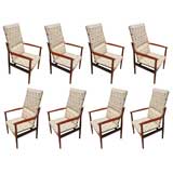 Set of 8 teak  chairs by Arne Vodder