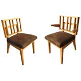 Vintage Architectural Set of 12 Dining Chairs by Paul Laszlo