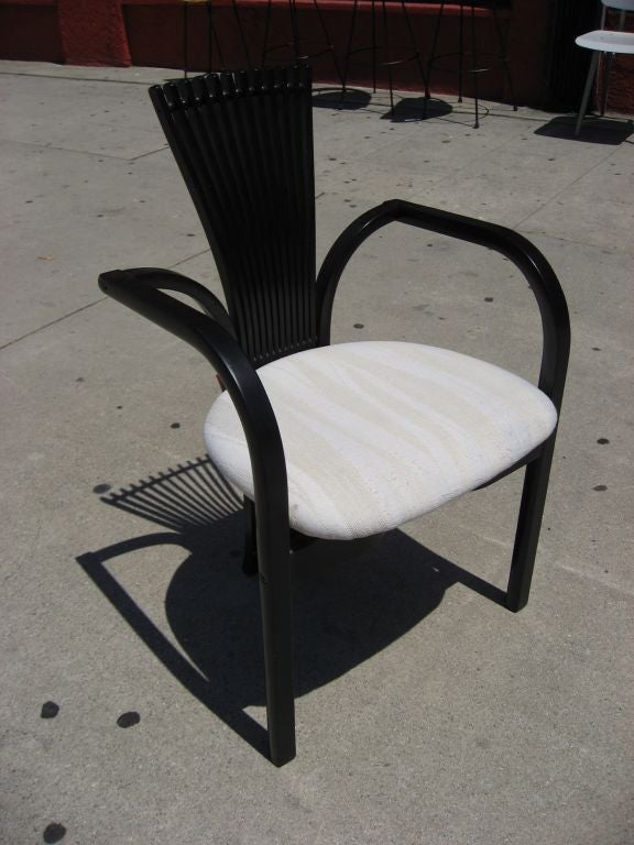 Wood Totem Dining Chairs by Torstein Nilsen, Set of Six
