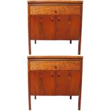 Pair of Paul Mc Cobb walnut Nightstands