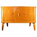 Birch molded plywood buffet by Thaden Jordan.