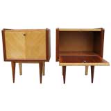 Pair of French Nightstands by Roger Landault