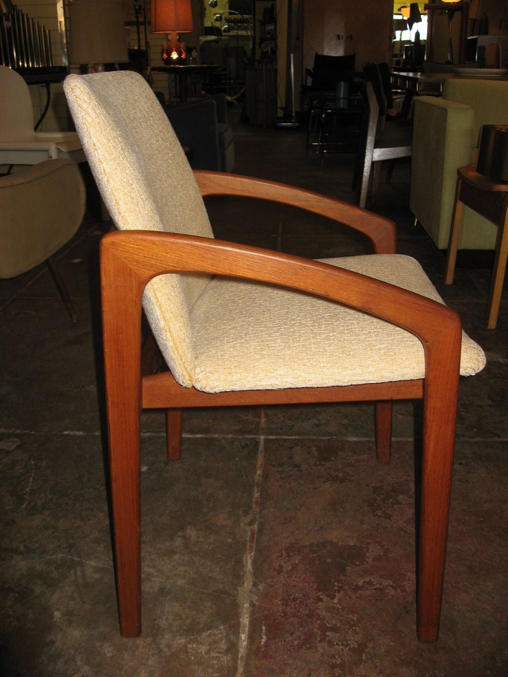 Set of 10 Teak Danish Chairs.