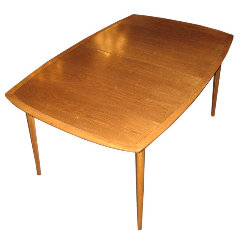 Blond Walnut Dining Table by Drexel at 1stdibs