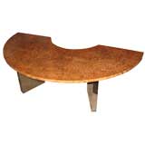 Milo Baughman Amboyna Desk