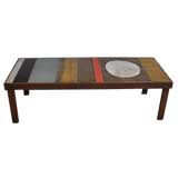 Rare Ceramic Coffee Table by Roger Capron.