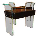 Pair of Lucite Stools/Benches.