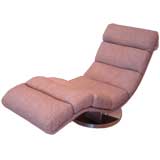 Milo Baughman chaise longue.