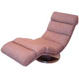 Milo Baughman chaise longue.