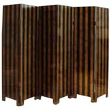 Polychromed Italian Six- Panels Screen.