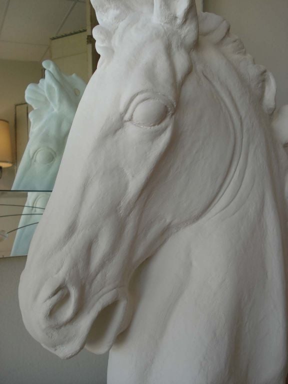 Italian horse head sculpture. 1