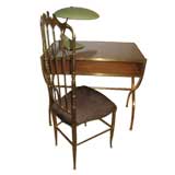 1950s FRENCH WRITING TABLE DESK /VANITY