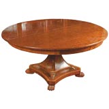 Antique Late Regency Mahogany Extending Dining Table.  C1820