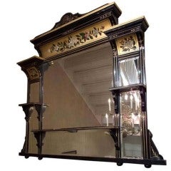 Aesthetic Movement Overmental Mirror Late 19 Century