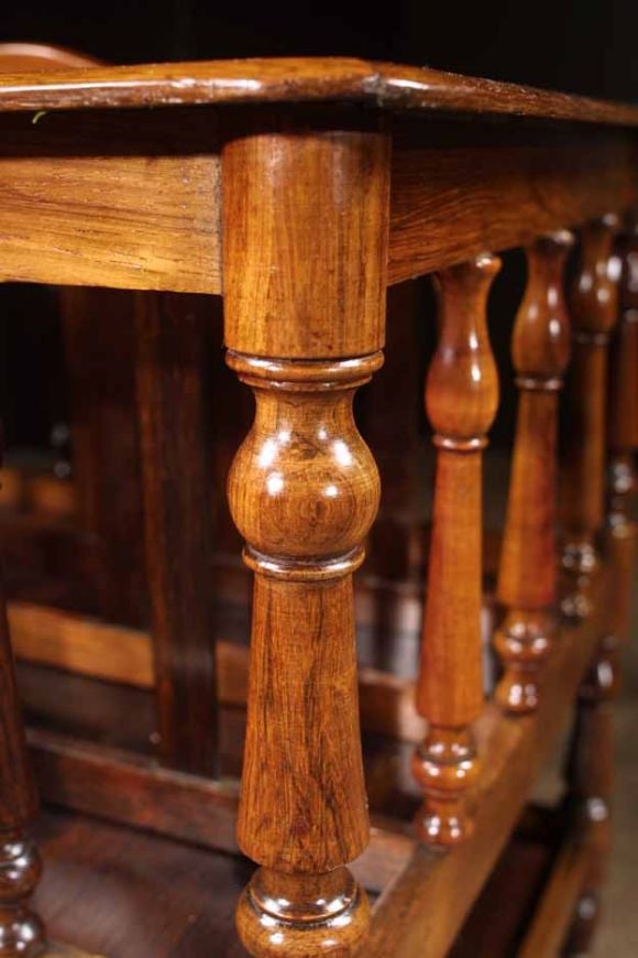 Late Regency Mahogany Canterbury