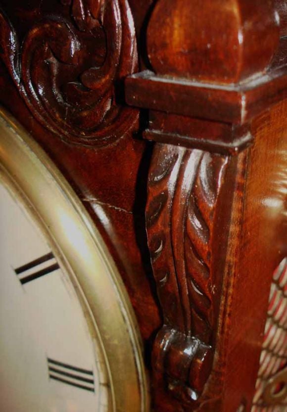 Wm.IV Brass Inlaid Mahogany Bracket Clock. C 1820 4