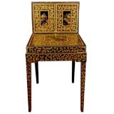 Antique Elegant Chinese Export Lacquer Cabinet/Desk, Circa 1800