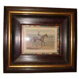 Vintage Set 4 Aquatints, Derby Winners, C 1849
