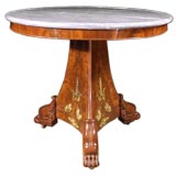 Refined Empire Ormolu Mounted Gueridon. Circa 1815 Refined Empire Ormolu Mounted Gueridon. Circa 1815