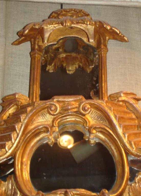 British Exquisite George III Chippendale Carved Gilt Mirror, circa 1760 For Sale